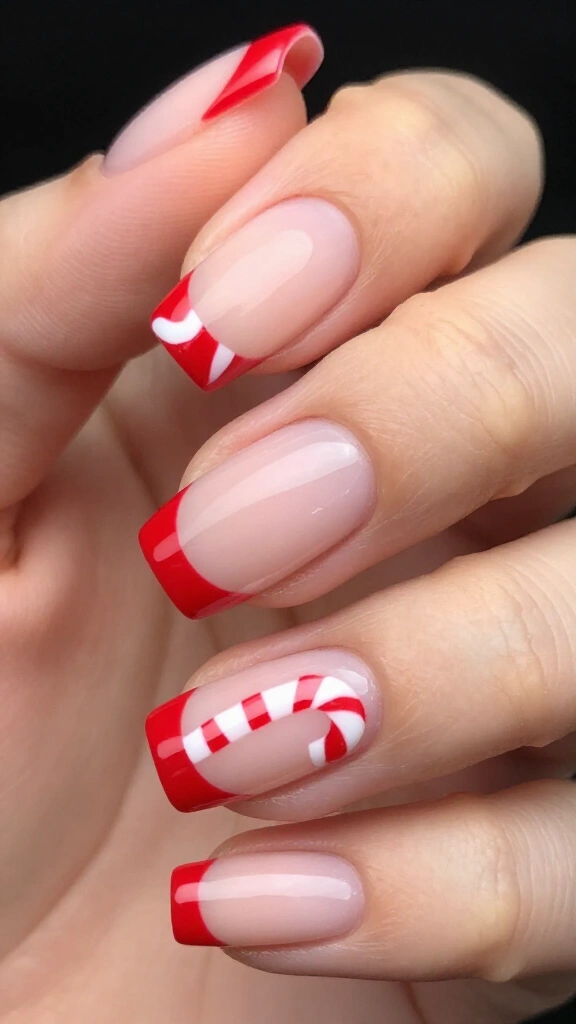 Peppermint Micro-French Edging