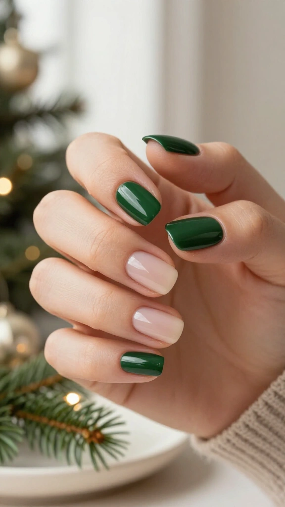 Evergreen Half-Moon Cutouts