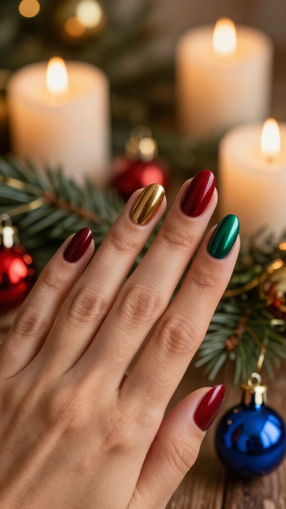 Vintage ornament accent nails