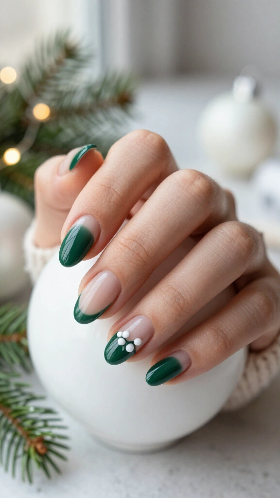 Mistletoe half-moons