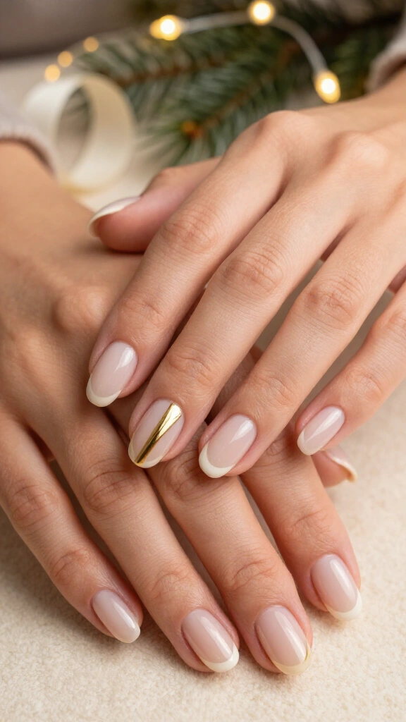 The Minimalist Gold Stripe Accent