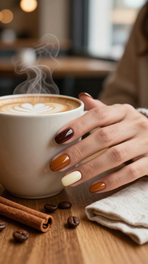 Gingerbread latte gradient