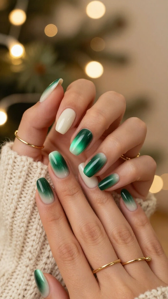 Emerald aura glow