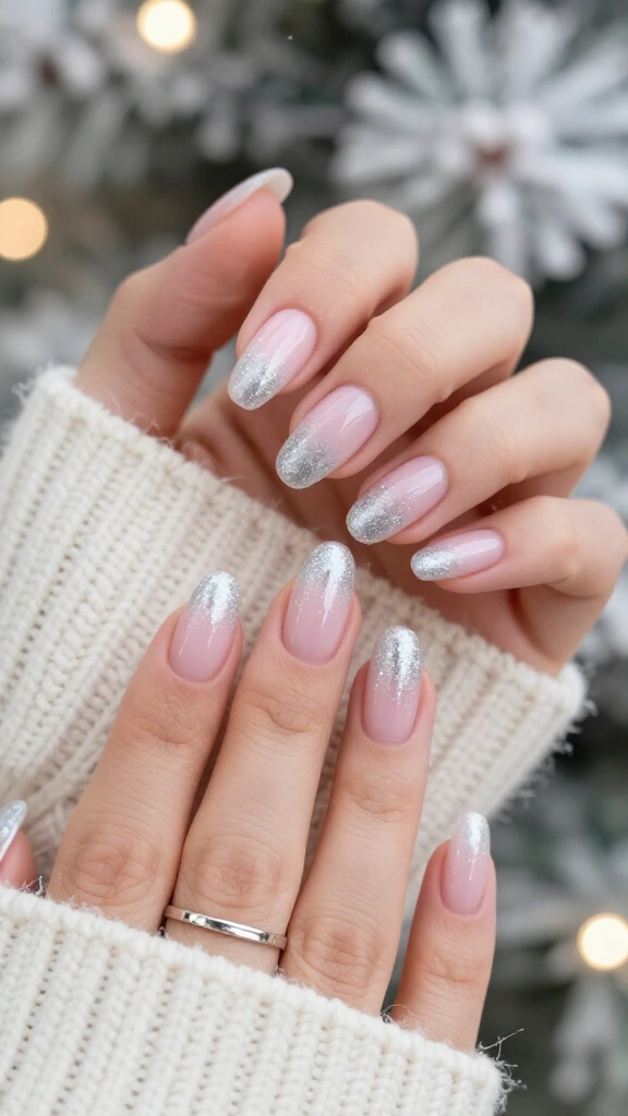 Frosty Micro-Glitter Ombré