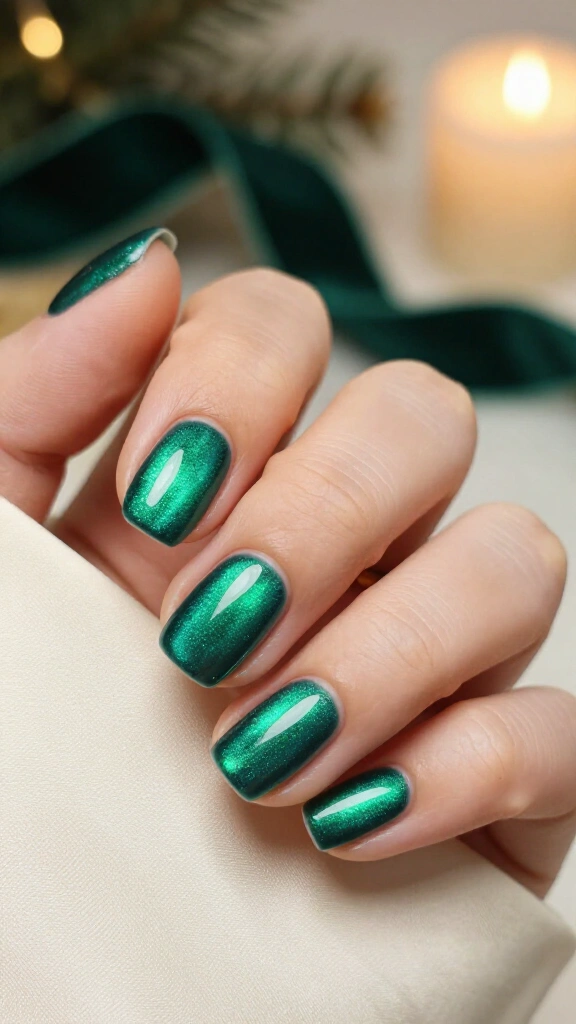 Emerald Green Velvet Squares