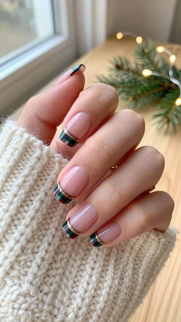 Negative Space Plaid Squares