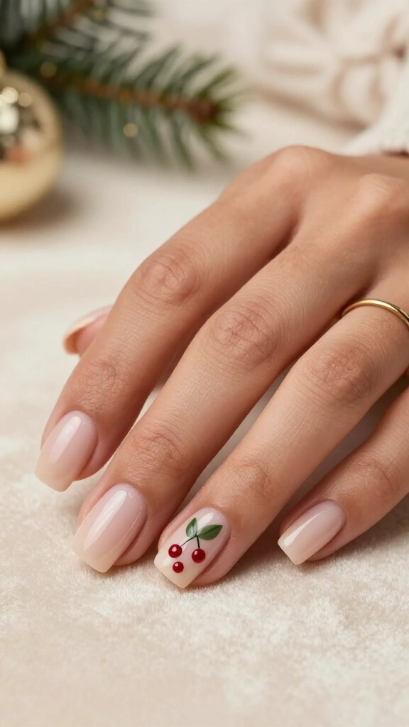 Delicate Mistletoe Dot Accents