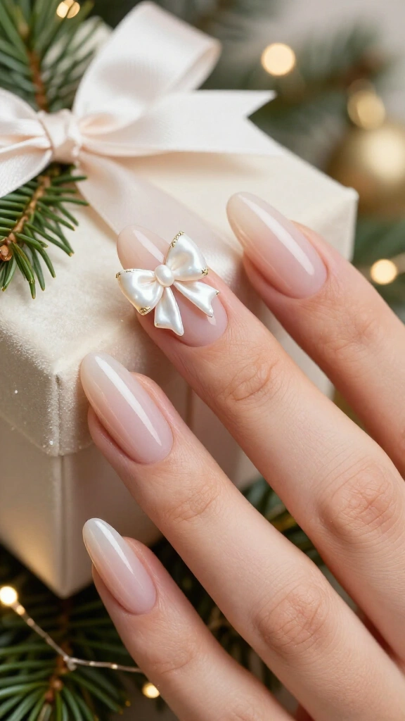 3D Sculpted Acrylic Bow Accent