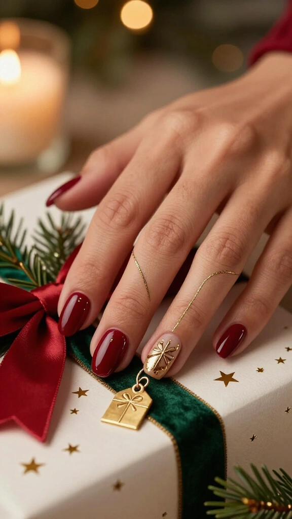 Metallic Gold Gift Tags and String