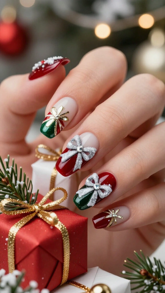 Sugar-Spun Textured Bows
