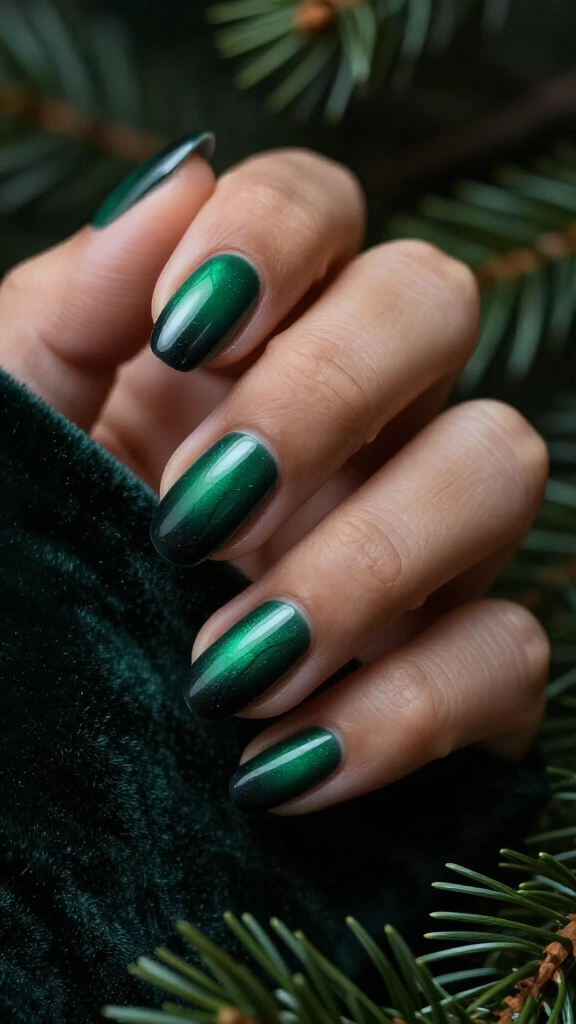 Emerald forest to deep pine