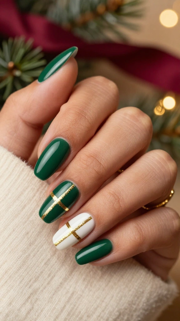 Single Accent Plaid Stripe
