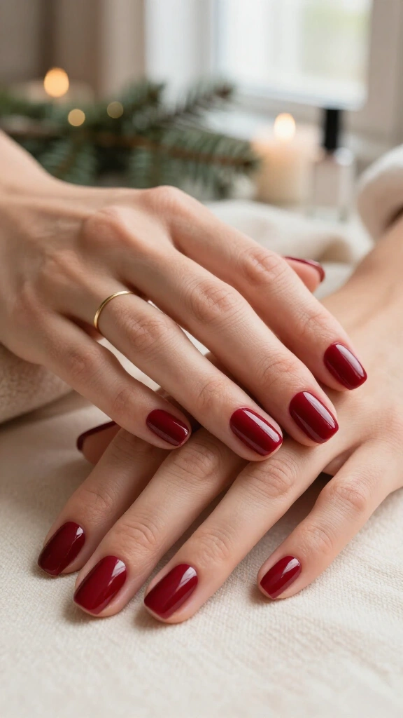Classic Cranberry Cream with High-Gloss Gel