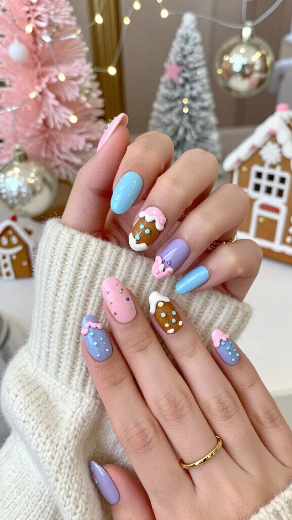 Pastel Whimsical Candy Chalets