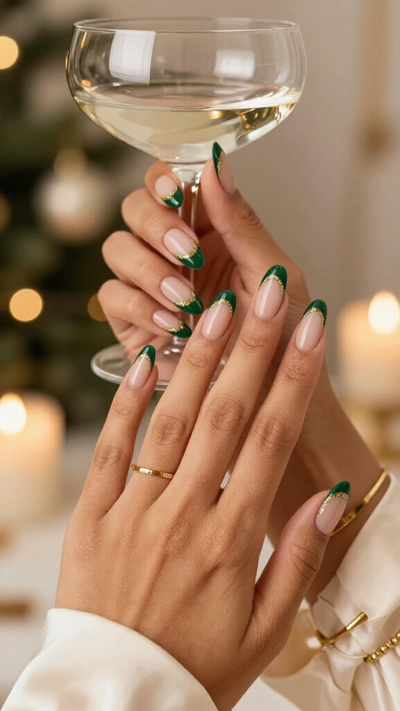 Evergreen French tips