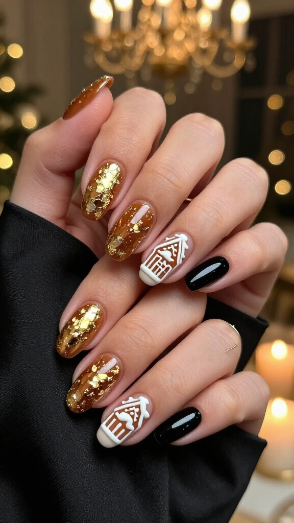 Gold Leaf Accented Spice Cottages