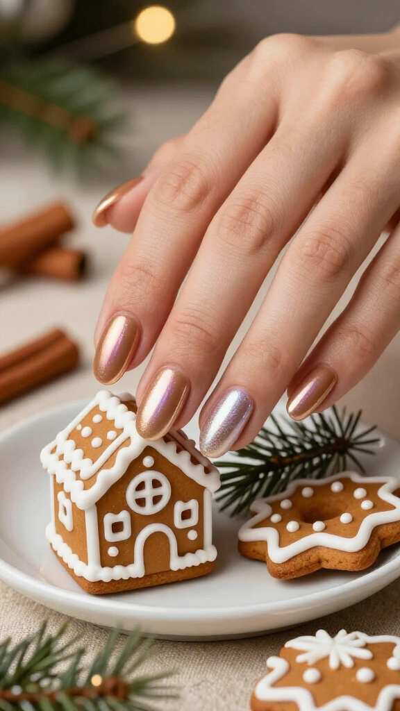 Glazed Donut Gingerbread Shimmer
