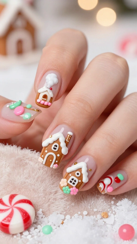 Whimsical Fairytale Gingerbread Cabins