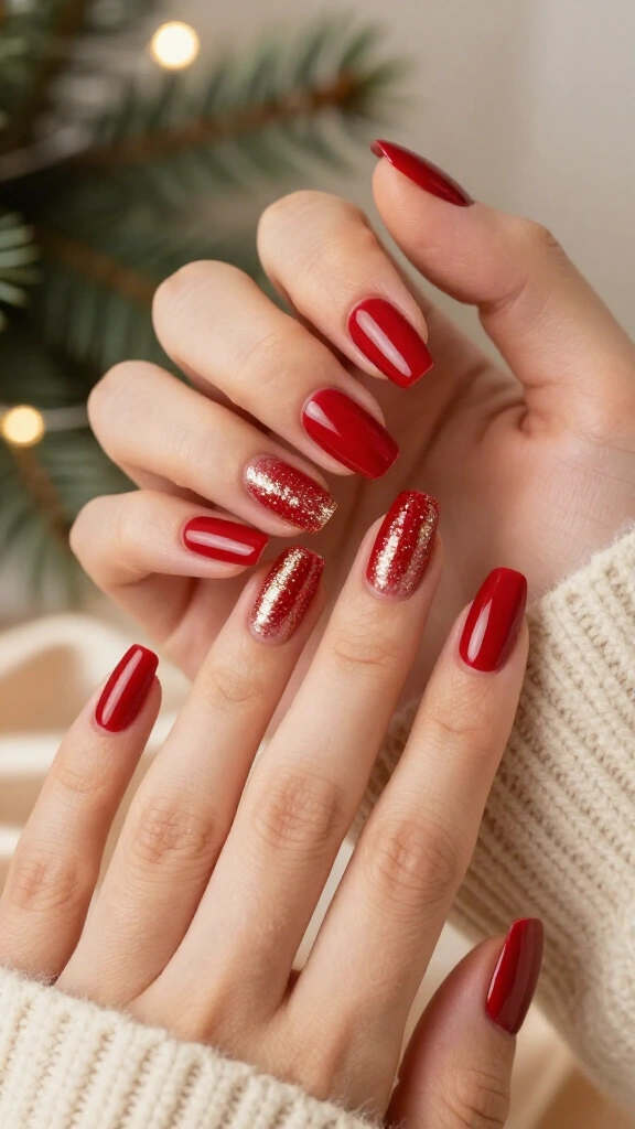 Glitter Dust Cuticles
