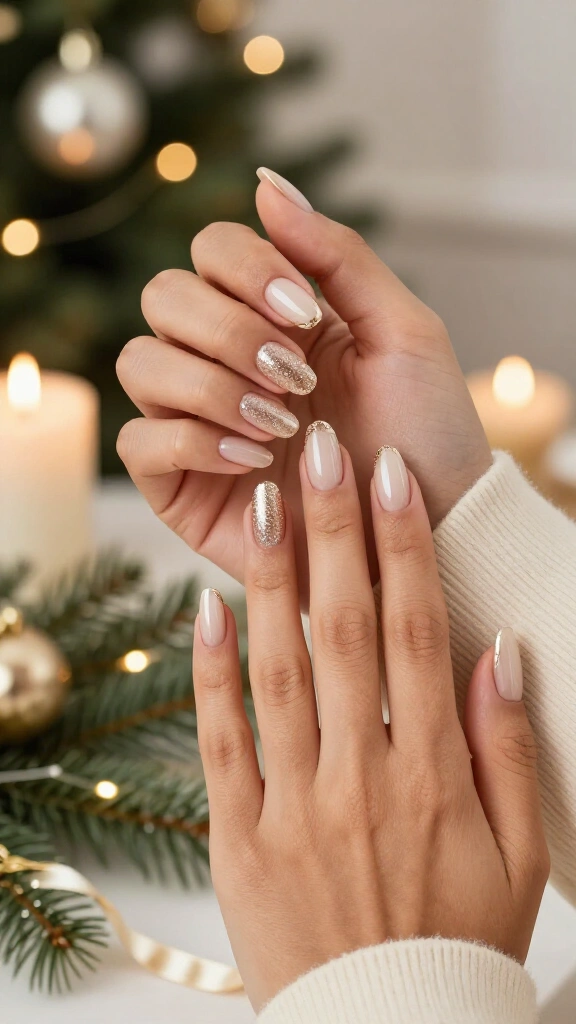 Champagne Shimmer Micro French