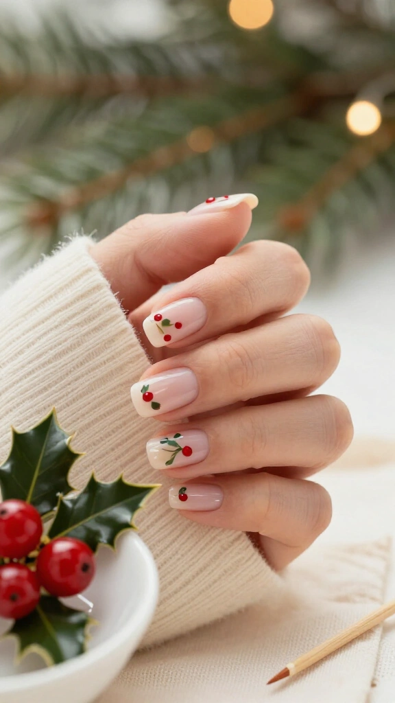 Classic Holly Berry Dotting Tool Minimalist