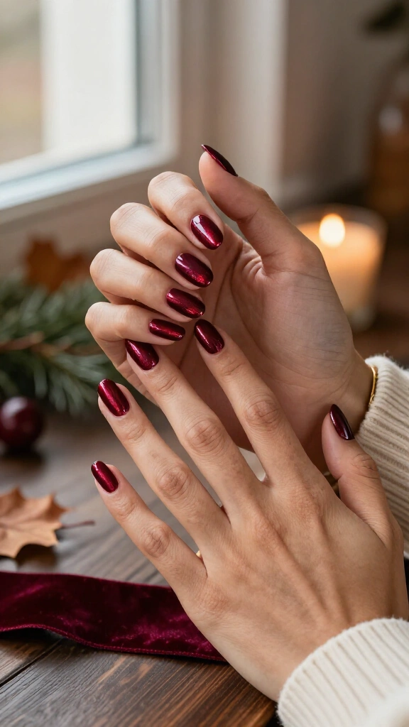 Muted Cranberry Cat-Eye