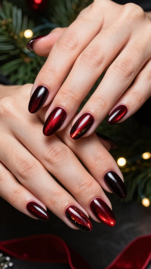 Classic velvet crimson flare