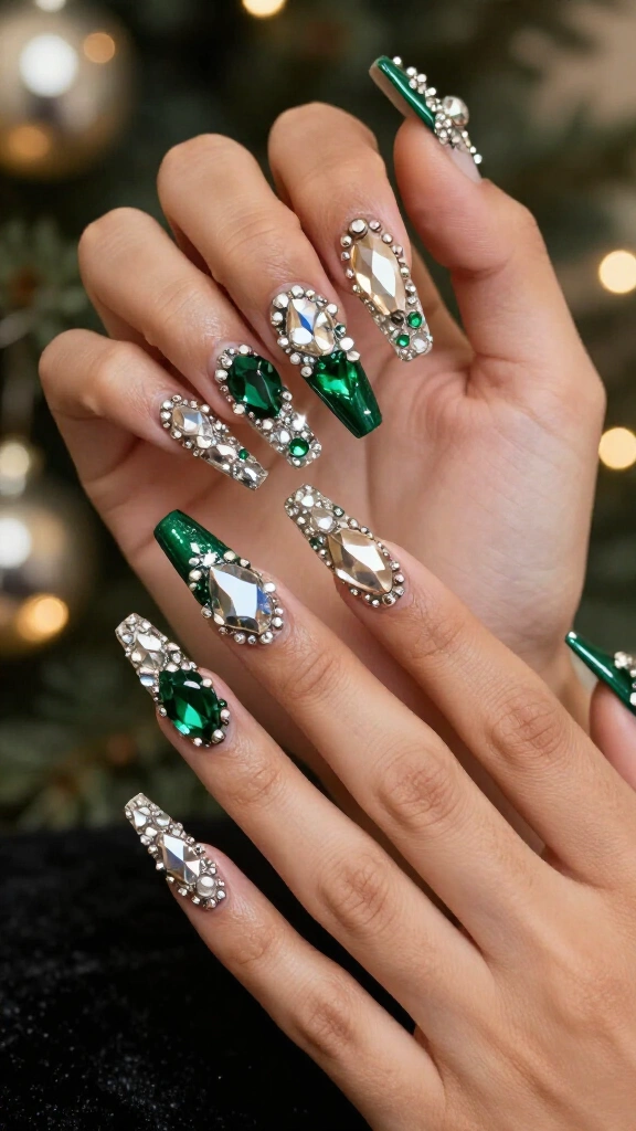 Y2K chunky rhinestone extravaganza