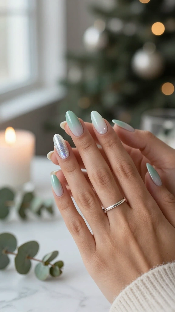 Frosted Eucalyptus Ombré