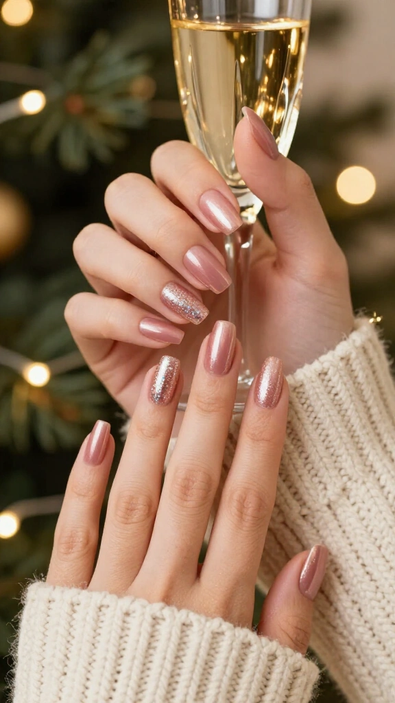 Winter Wonderland Rose Gold Glam