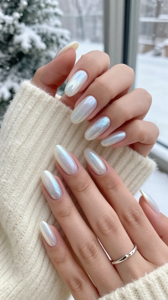 Glazed donut "snow angel" chrome
