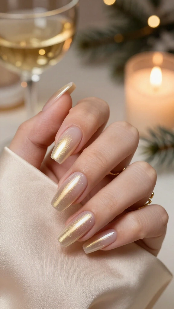 Velvet Champagne Cat-Eye Almonds