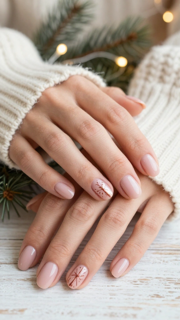 Rose gold starlight accents