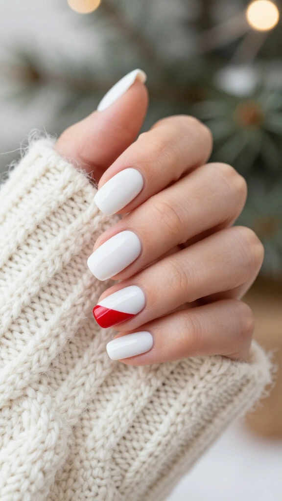 The minimalist candy cane stripe