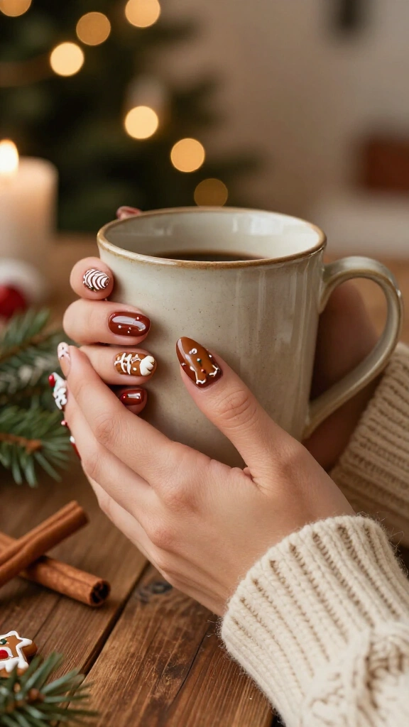 Gingerbread house coffin nails
