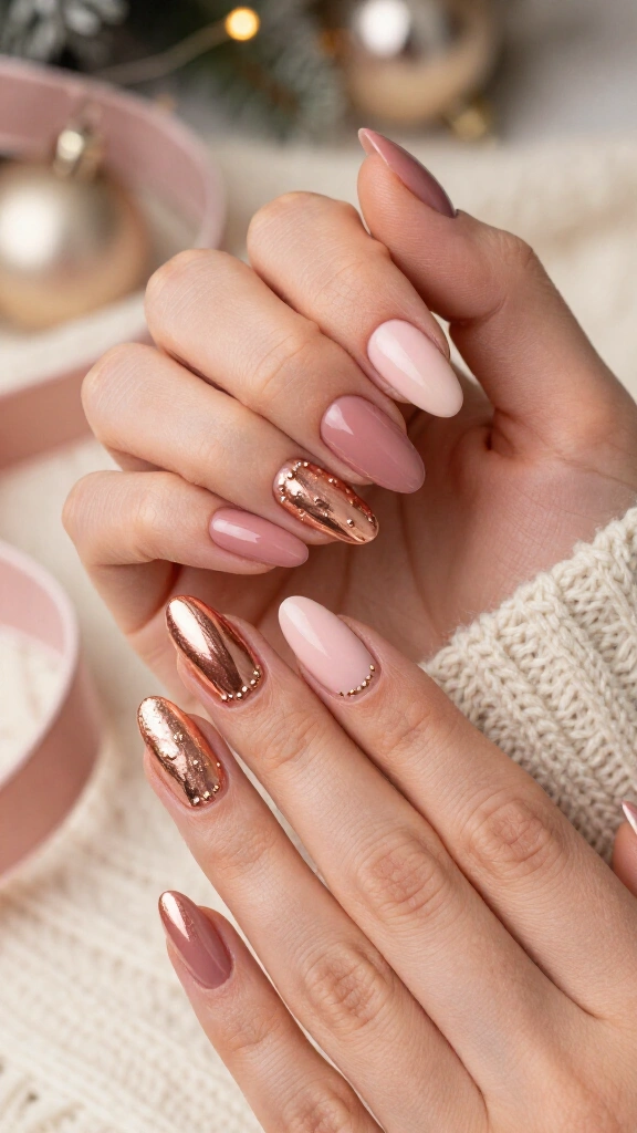 Rose Gold Chrome Accents