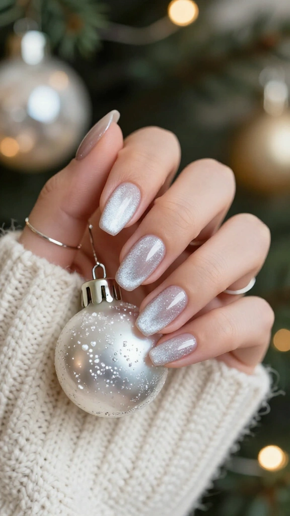 Frosted Sugar Velvet Cat-Eye