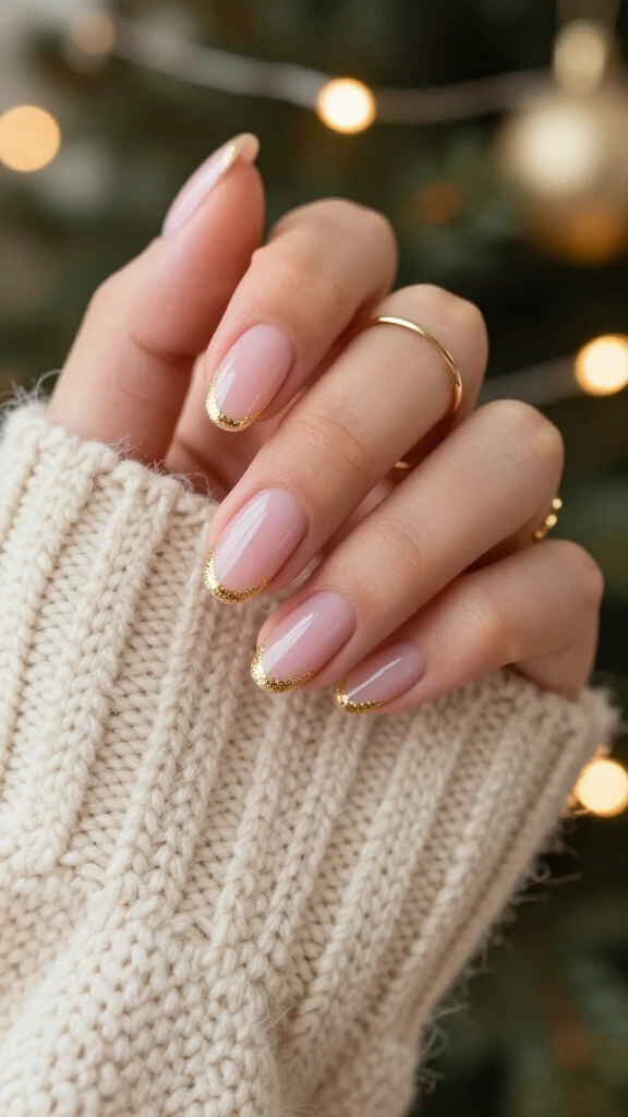 Glittering Gold Cuticle Cuffs