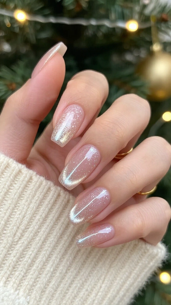Rose Quartz Cat-Eye Glitter
