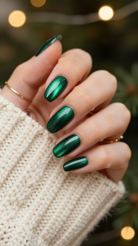 Velvet Forest Green Negative Space