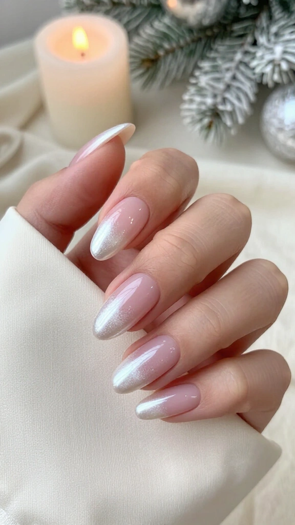 Frosted Pearl Accent Ombré