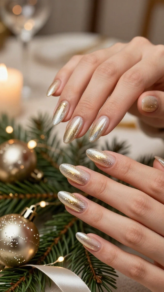 Champagne Tinsel Glow
