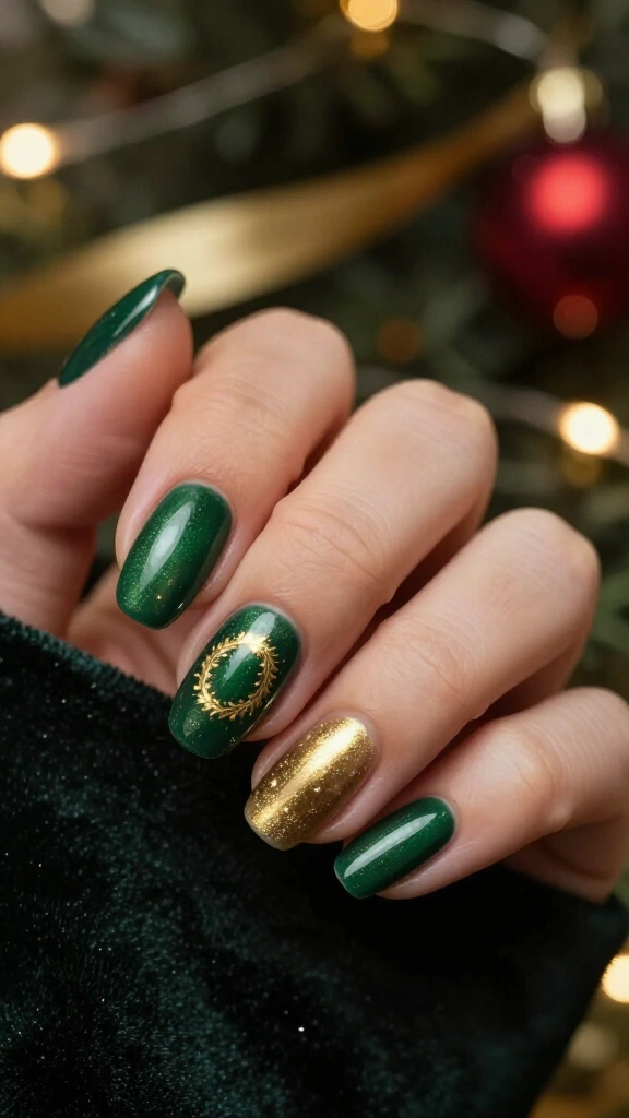 Forest Pine and Gold Aura