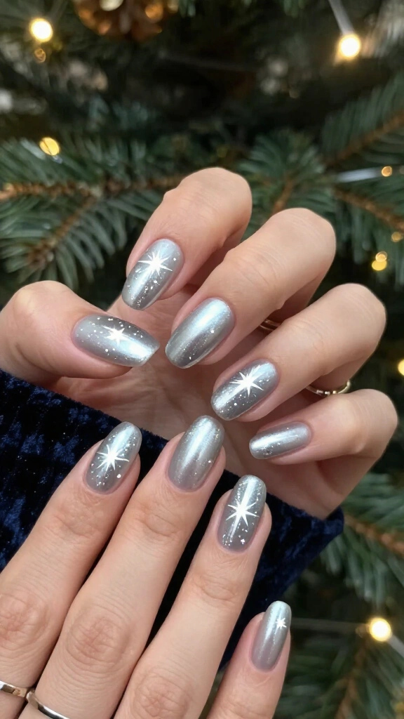 Celestial Silver Starburst