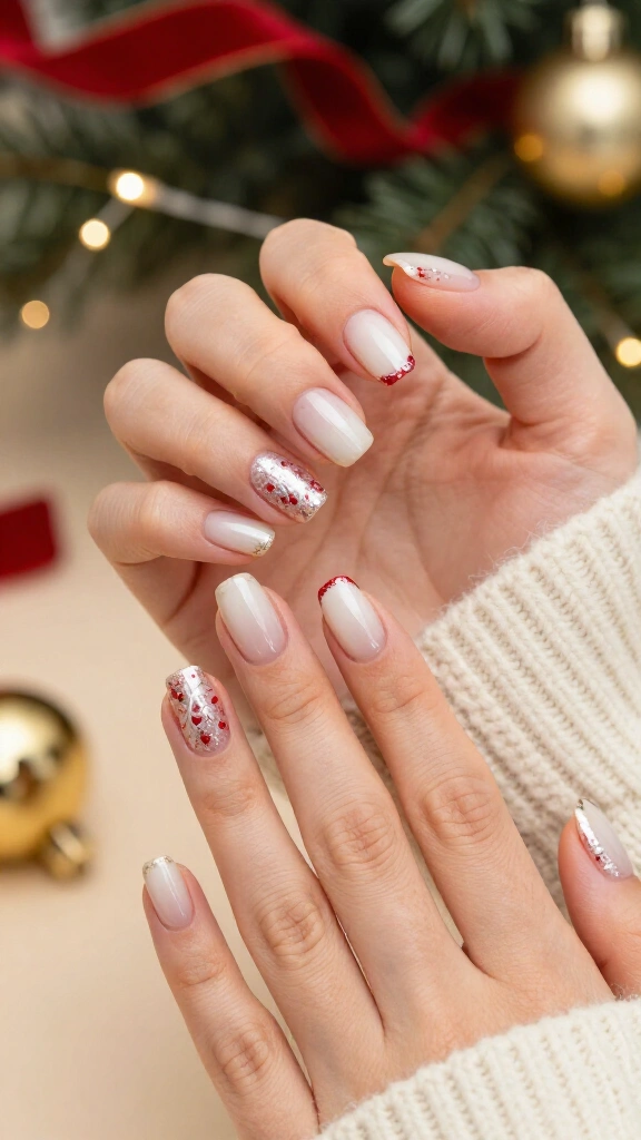 Glazed Candy Cane Shimmer