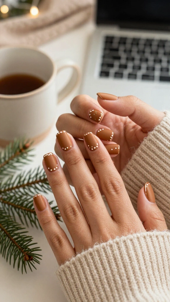 Petite Gingerbread Accent Dots