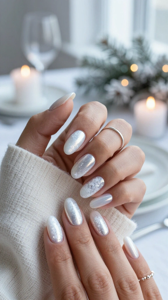 Winter wonderland glazed white