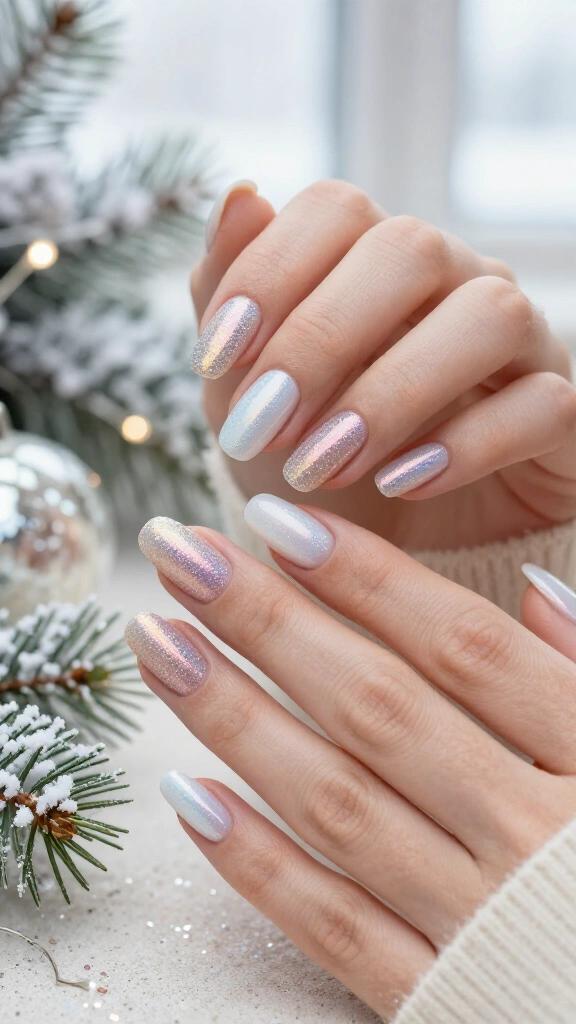 Holographic snow dust