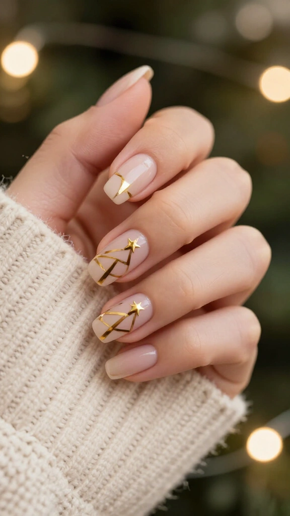 Golden Ribbon Striping-Tape Trees