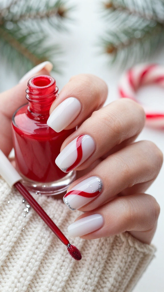 Frosted Peppermint Swirls